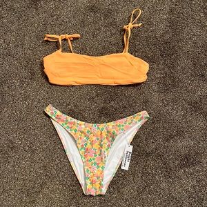Bright Swimwear Bikini top and bottom set!